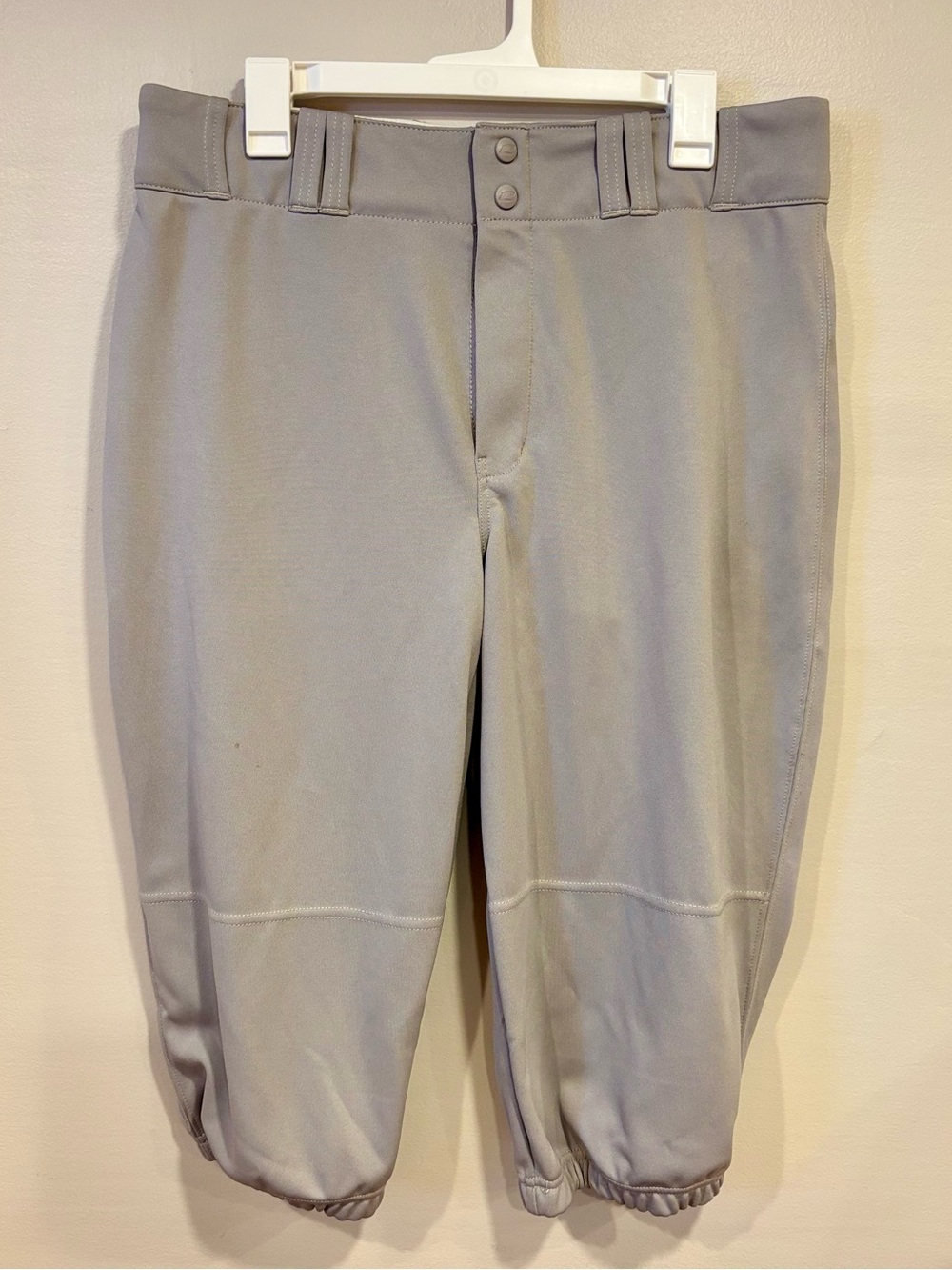 Champro Sports Baseball Knicker-Style Gray Athletic Pants Men's Large